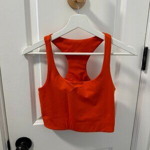 Girlfriend Collective Paloma Bra Size M Orange / Daybreak Color